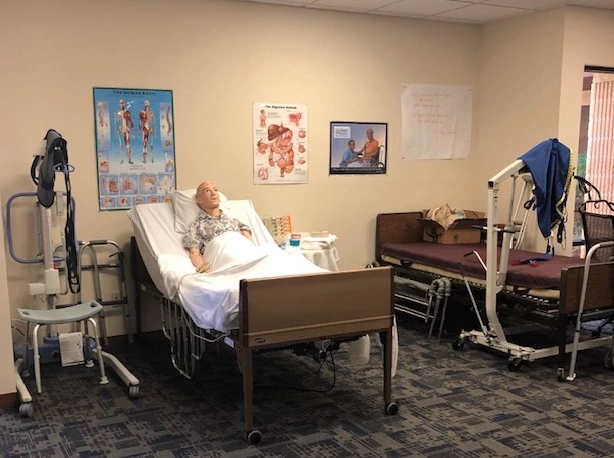 Our training room is designed to provide life-like experiences to help our caregivers provide the best care