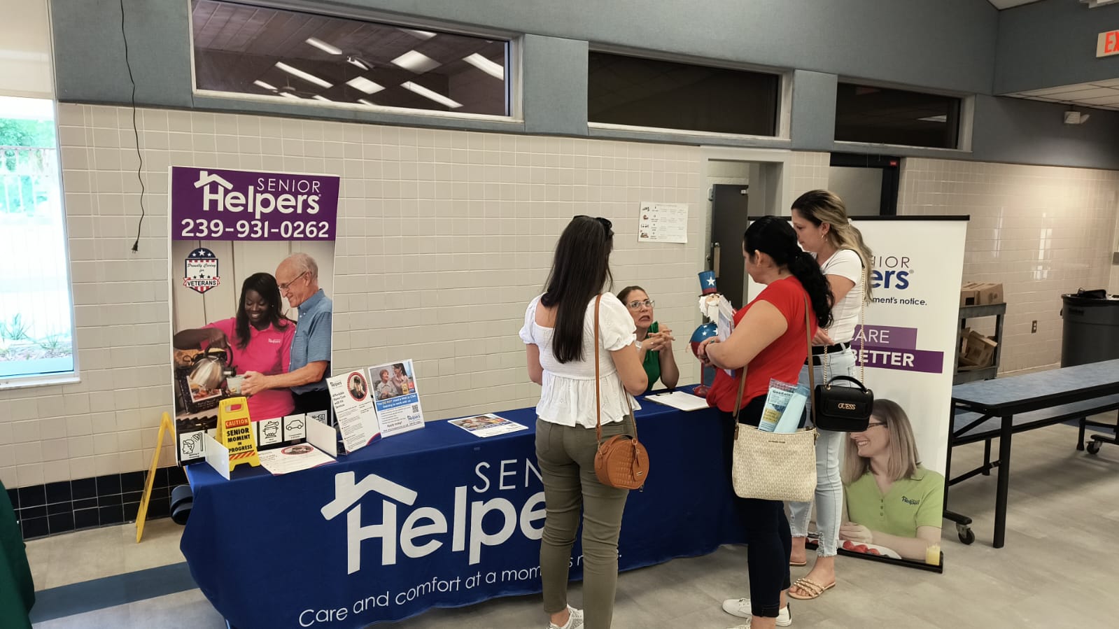 It was an honor to connect with our community and provide job opportunities that make a real difference in the lives of our seniors.