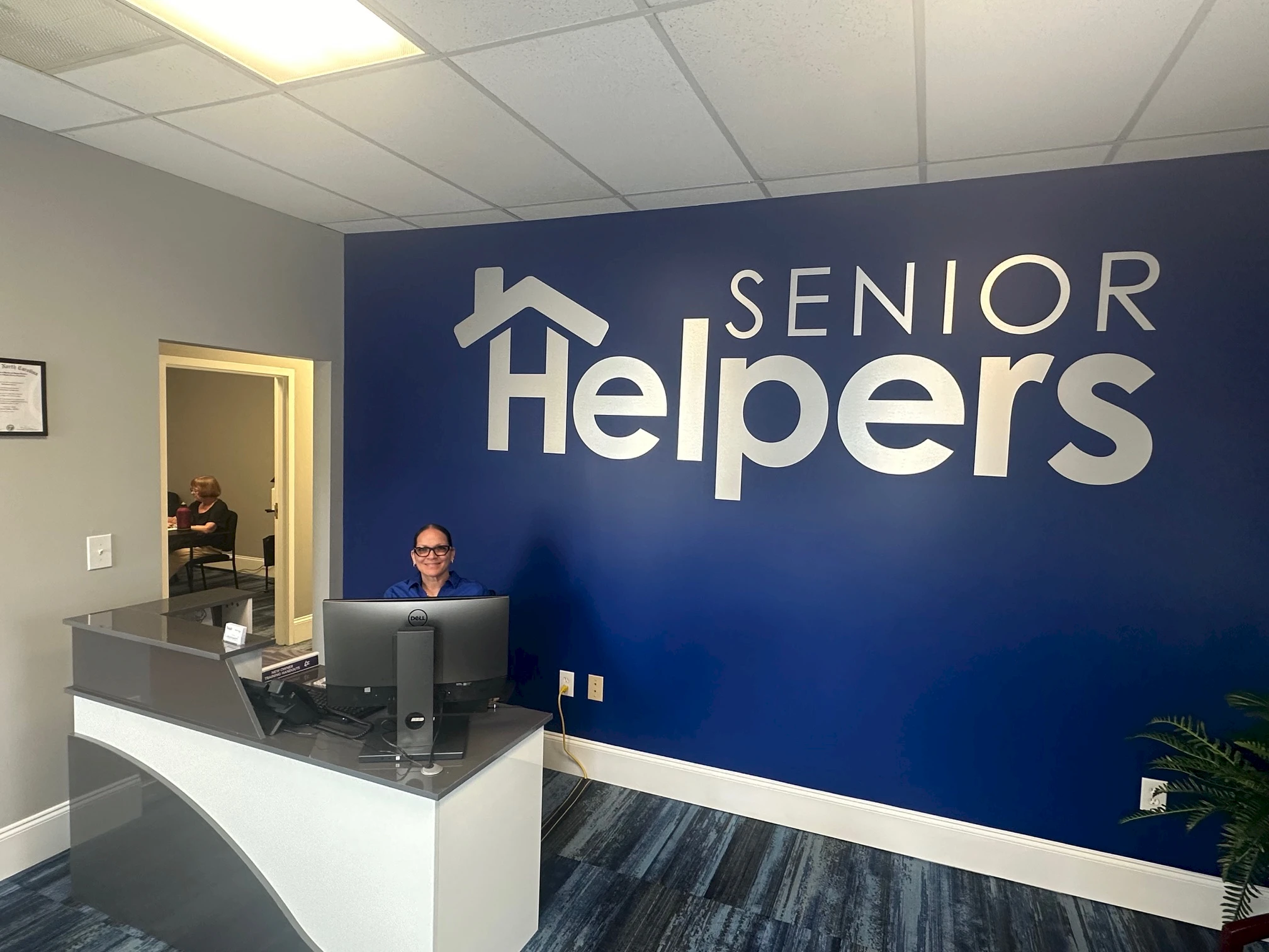 All smiles here at Senior Helpers of High Point! Stop by our office or give us a call today to learn more about our in-home care services.