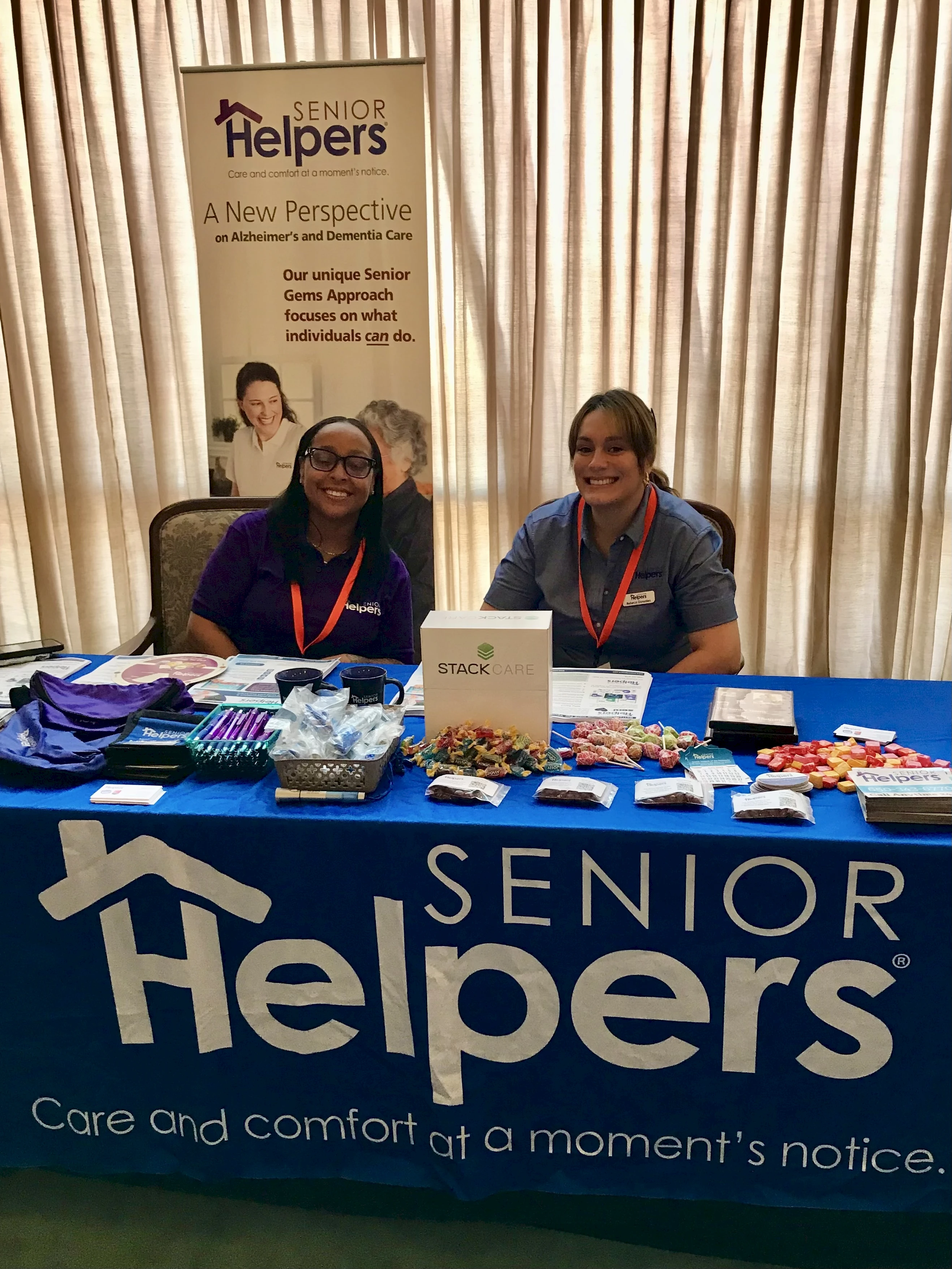 Becky and Ebone had a fantastic time at the Summer Fest hosted by Masonic Homes in Union City on July 20th! From carnival games and delicious food to engaging entertainment and a health & wellness fair, it was a day to remember. Proud to have represented Senior Helpers with our own table. #CommunityEngagement#SeniorHelpers#SummerFest