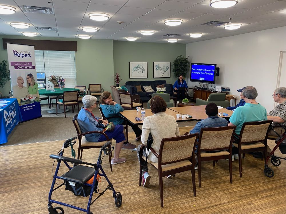 Thank you to Lincoln Village Senior Apartments for joining us in a competitive game of jeopardy! It was so fun meeting the residents and learning about how Senior Helpers could assist them inside their homes.