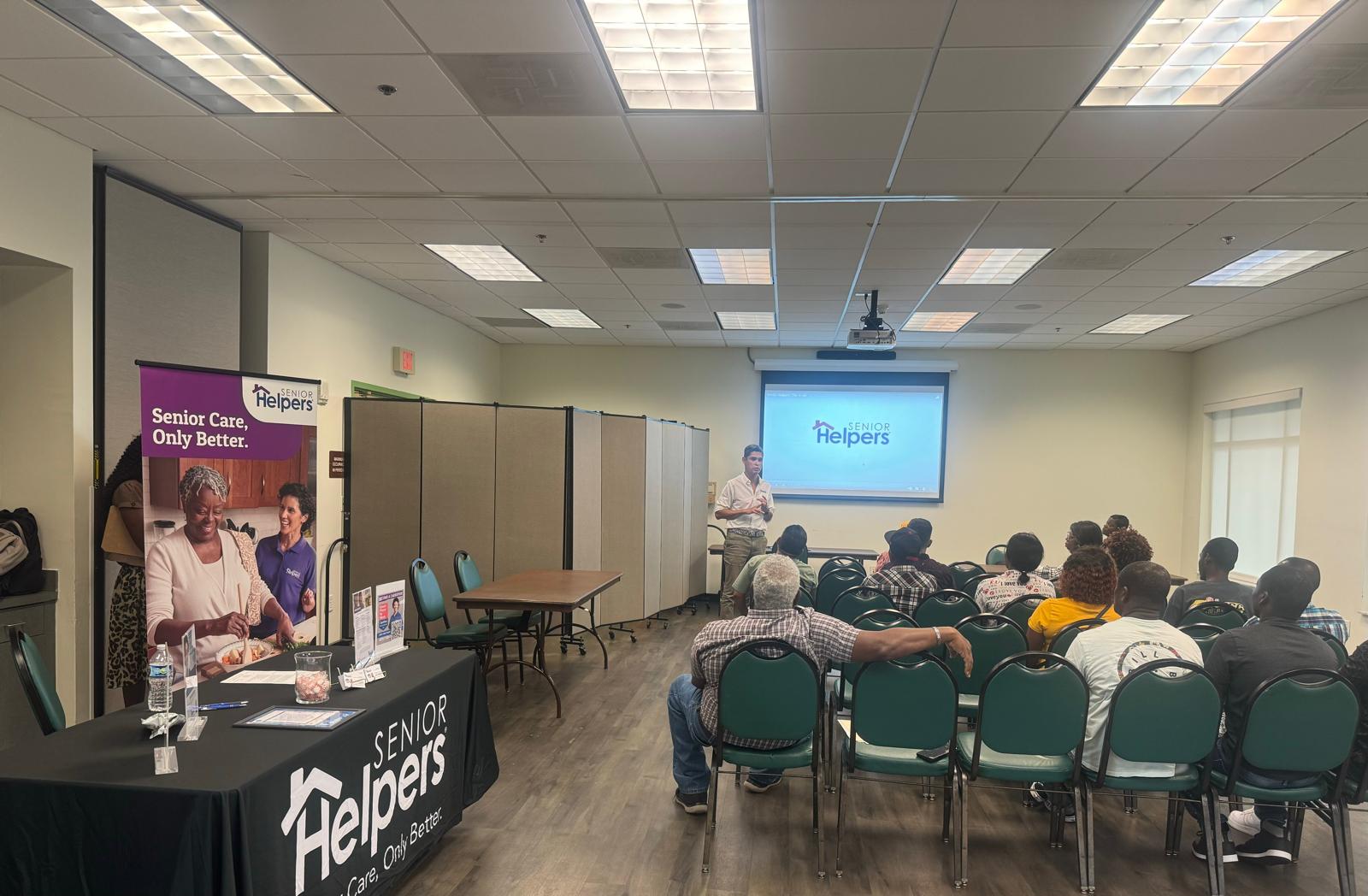 We had a great time educating members of the Pompano Beach community on the importance of high-quality in-home care!