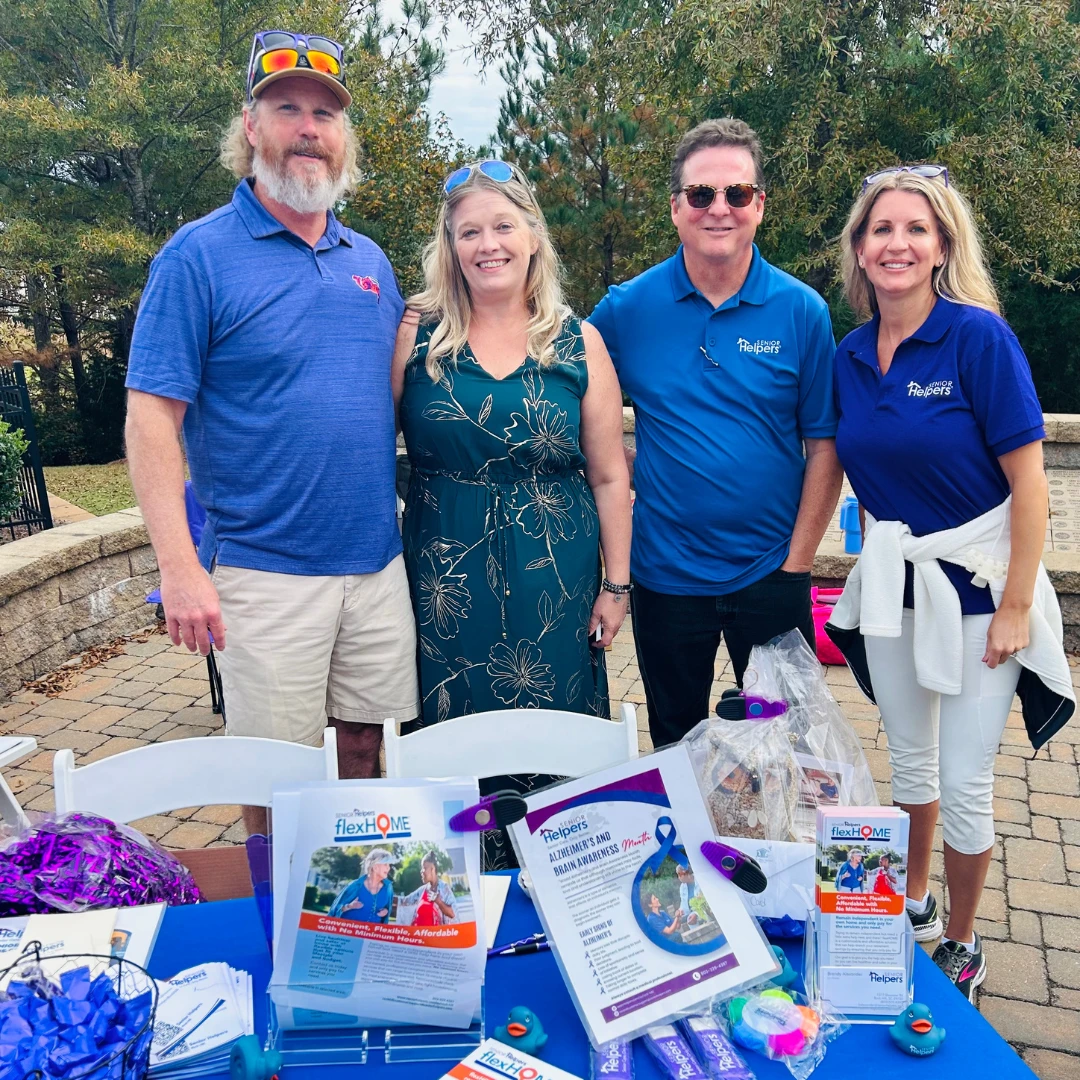 Recently we had the privilege of participating in the Sun City Indian Land Alzheimer’s Walk—a day dedicated to bringing people together in support of Alzheimer's research and raising awareness of the resources available to families navigating the challenges of this disease. Our team was honored to stand alongside so many passionate advocates, each one focused on helping to find a cure and provide support to those affected by Alzheimer’s.