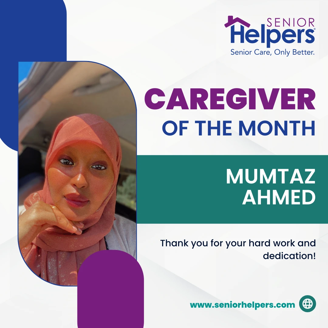 Please join us in celebrating Mumtaz as our September 2024 Caregiver of the Month! She has consistently gone above and beyond in providing compassionate care to our clients. Outside of work, Mumtaz enjoys reading, spending time with her family, and cooking some amazing meals. Congratulations Mumtaz!