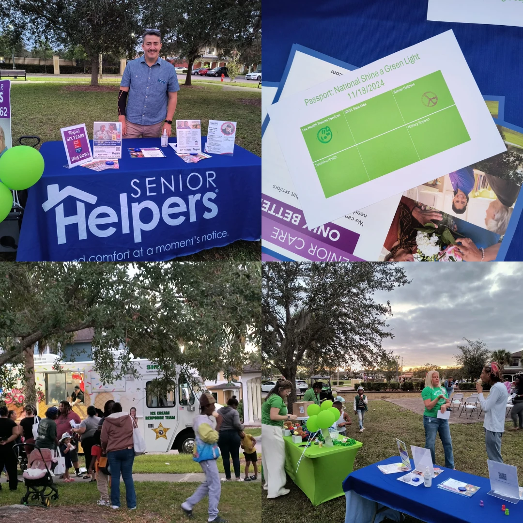 Honoring National Injury Prevention Day!  Senior Helpers is grateful to LEE HEALTH Trauma for inviting us to share this important awareness day with the Renaissance Preserve community!  Yesterday, we connected with wonderful families, emphasizing the significance of caring for our beloved grandmas and grandpas.