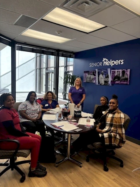 Empowered and ready to make a difference! Our dedicated team of caregivers at Senior Helpers of Central Dallas just completed an insightful training session in our Center of Excellence!