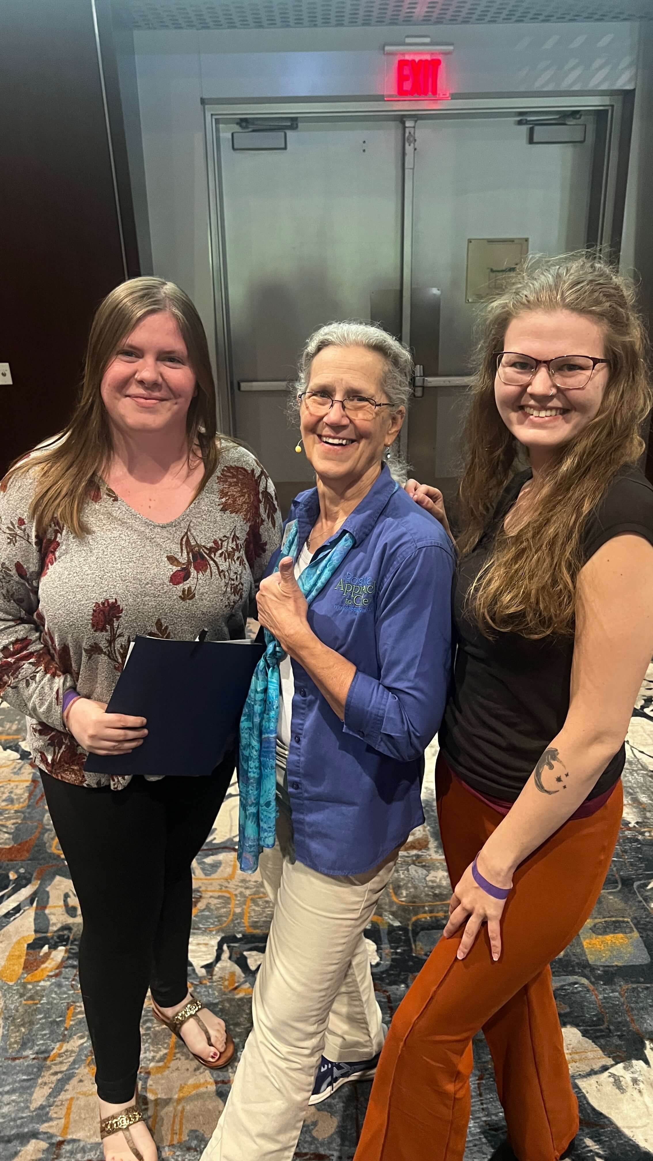 Senior Helpers of Vancouver and Metro Portland North Meets Teepa Snow, MS, OTR/L, FAOTA! Caregiver Manager/Trainer, Cassandra Coleman and Client Services Coordinator, Chelsea Dennis attended Teepa Snow's Dementia Care Conference at the Salem Convention Center.