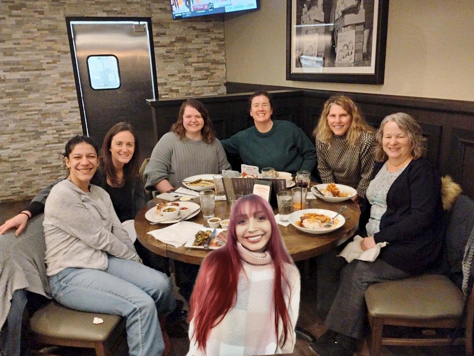 Office staff enjoy an evening out at Ridgedale in Minnetonka to celebrate the holidays and a wonderful year of serving seniors.