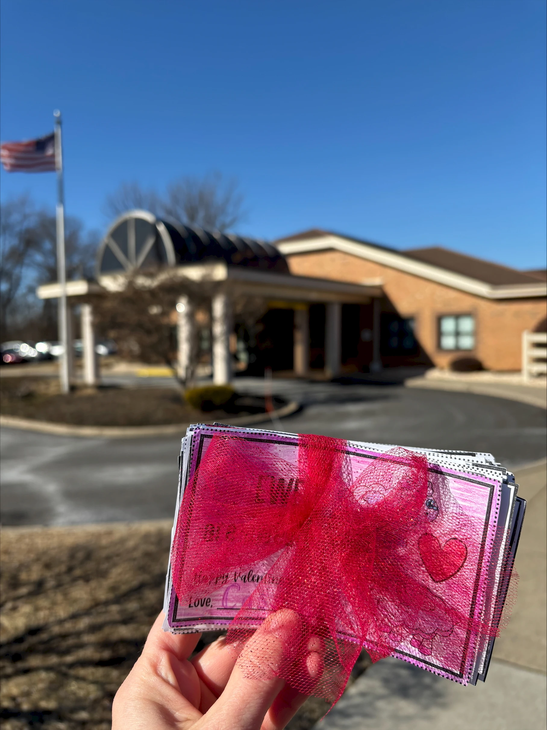 Valentine's Day cards from Council Rock School District delivered to the residents of Yardley Rehabilitation and Healthcare Center!